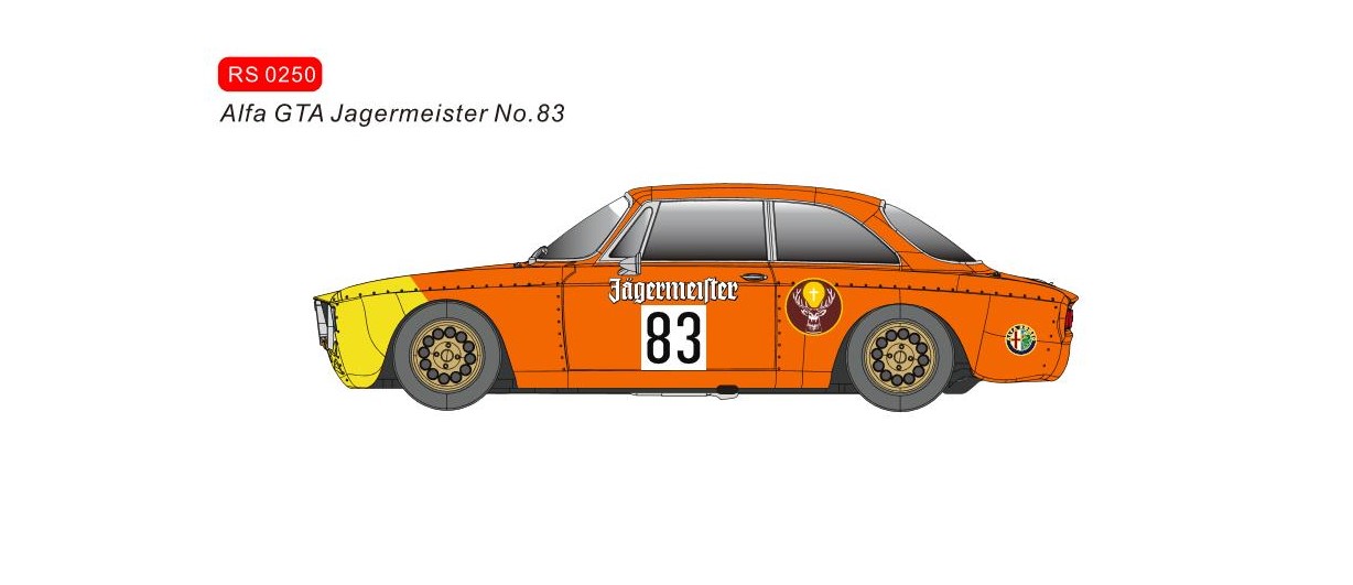 RS0250 Alfa GTA Jagermeister # 83